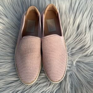 Hush Puppies Pink Knit Loafers Flats NWOT